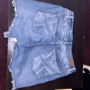 Judy Blue Paisley Shorts